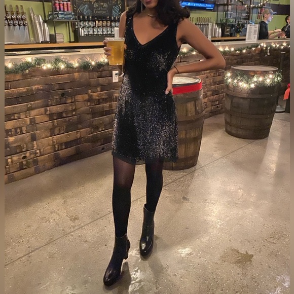 Vintage silk sequin dress - Picture 11 of 11